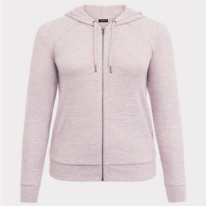 torrid Sz 0 Super Soft Plush Zip Up Hoodie
